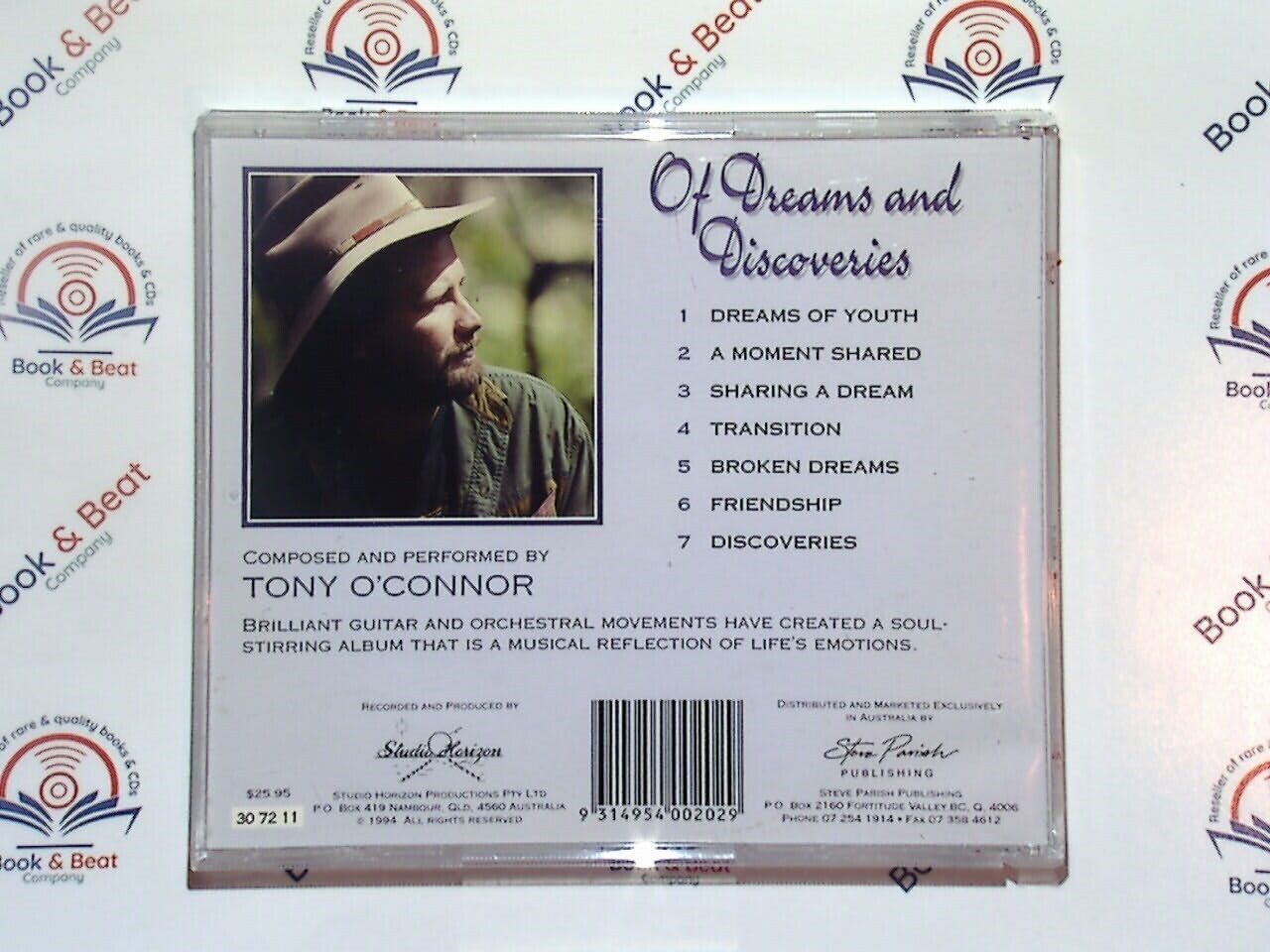 Tony O'Connor - Of Dreams And Discoveries CD Mint