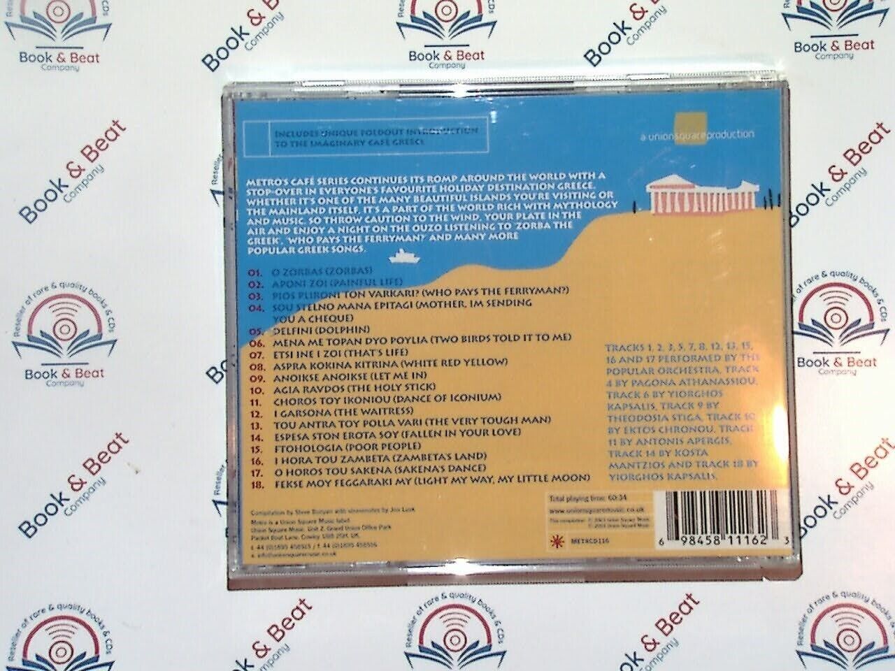 Various - Cafe Greece : Ouzo & Olives, Bouzoukis & Islands CD Mint