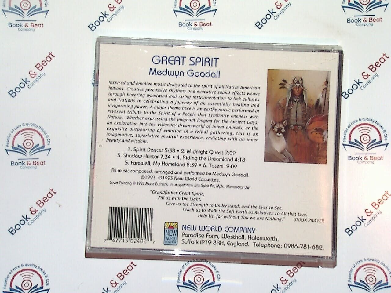Medwyn Goodall - Great Spirit CD Mint