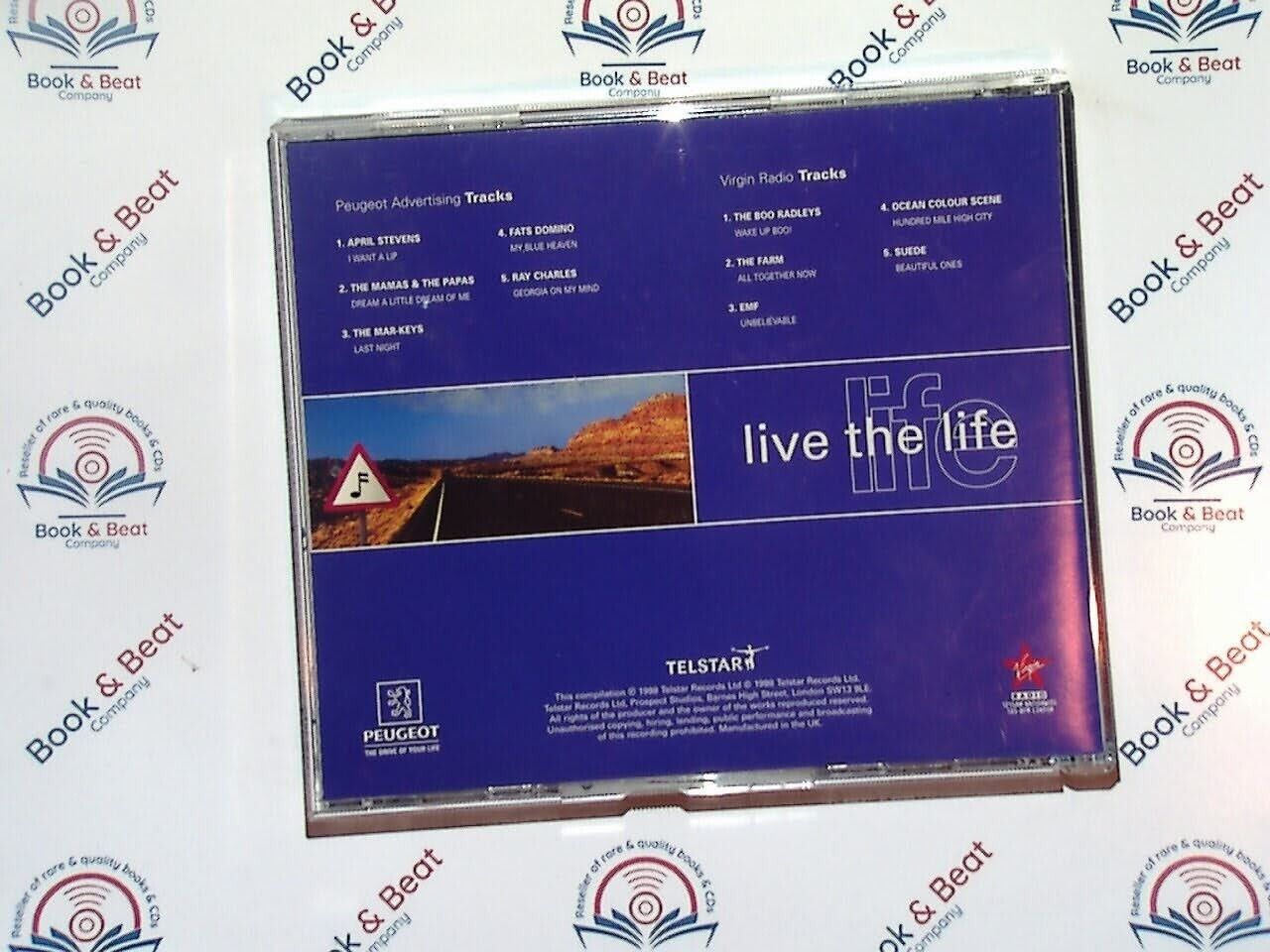 Various - Live The Life : Peugeot Advertising / Virgin Radio Tracks CD Mint