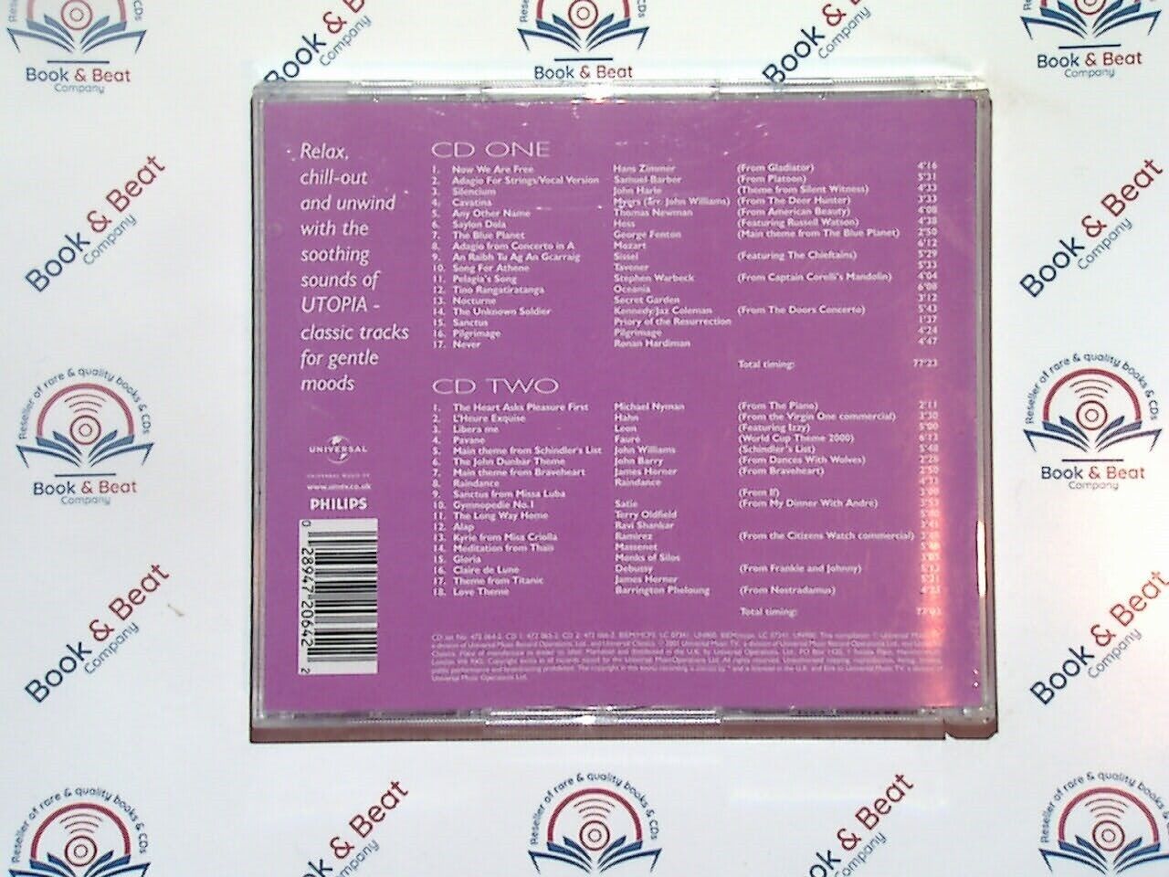 Various - Utopia : Chilled Classics For Your Ultimate Well-Being 2CD Mint