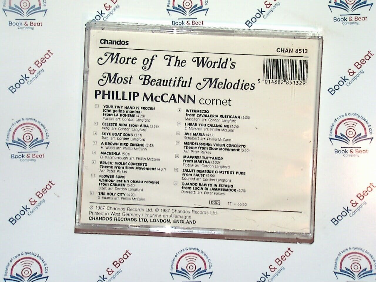 Phillip McCann - More Of The Worlds Most Beautiful Melodies CD Mint