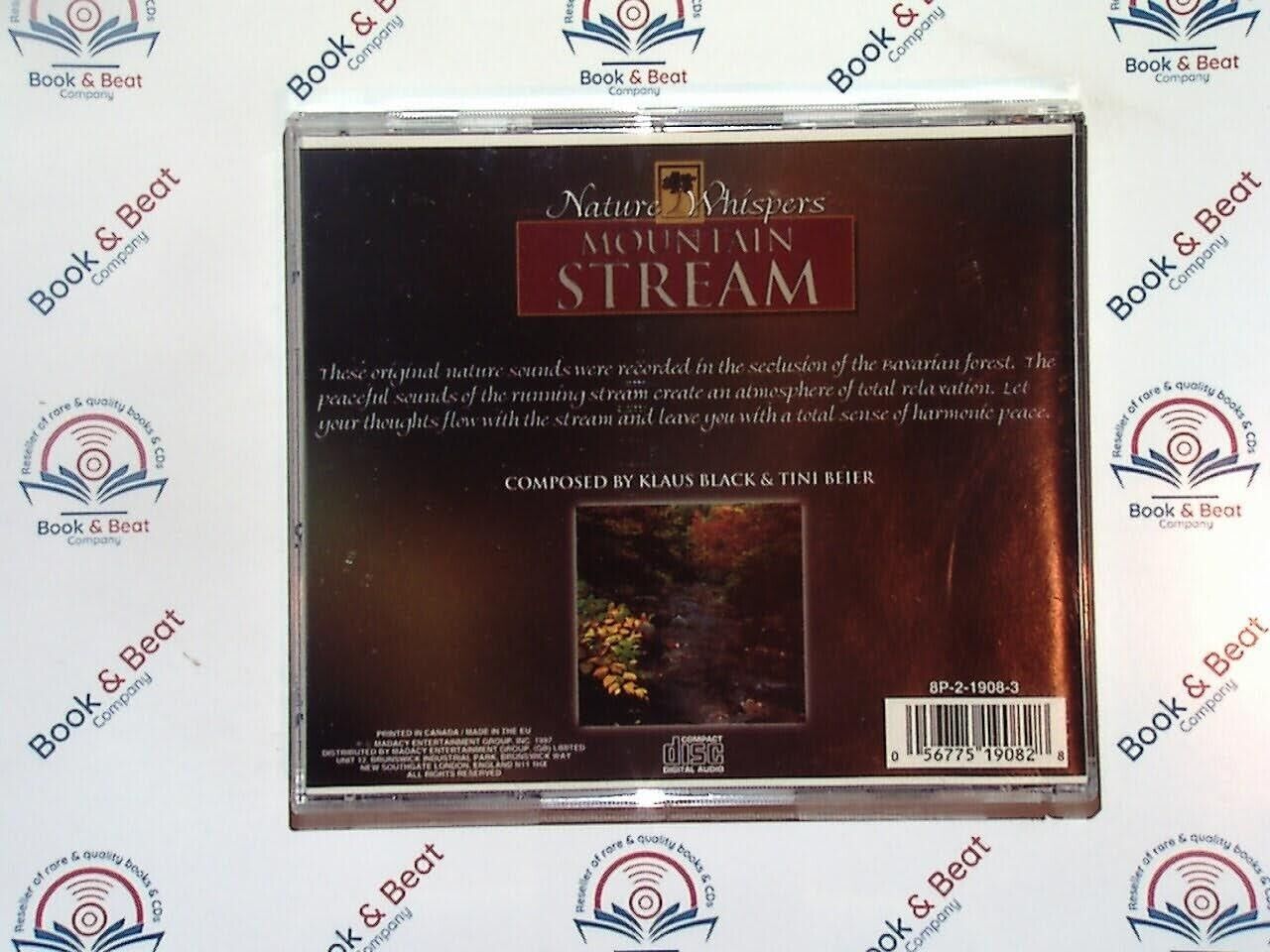 Nature Whispers : Mountain Streams - Klaus Black & Tini Beier CD Mint