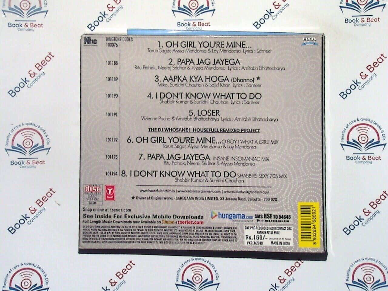 Sajid Nadiadwala's Housefull Original Soundtrack CD Nr Mint