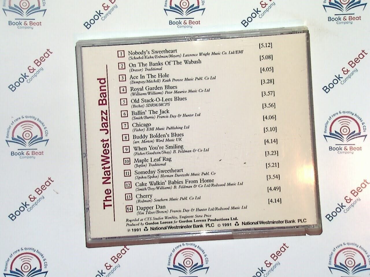 The Nat West Jazz Band - Souvenir Recording CD VGC