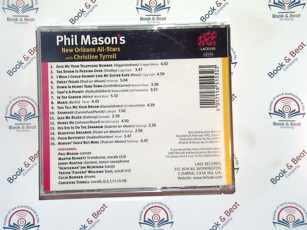 Phil Mason's New Orleans All-Stars - The Storm Is Passing Over CD Nr Mint