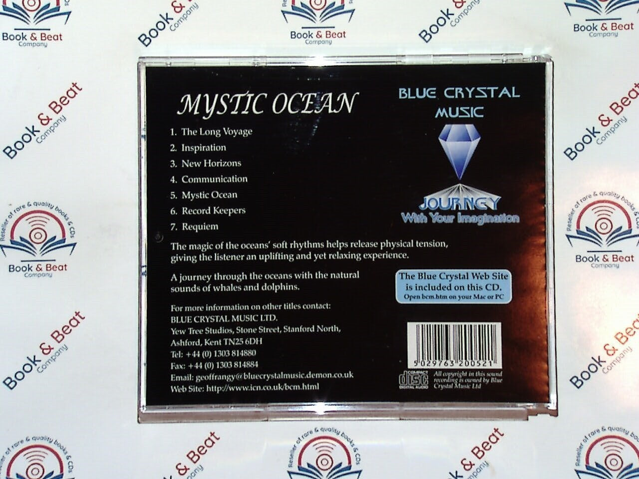 Mystic Ocean (Trevor Hills) Blue Crystal Music CD Mint