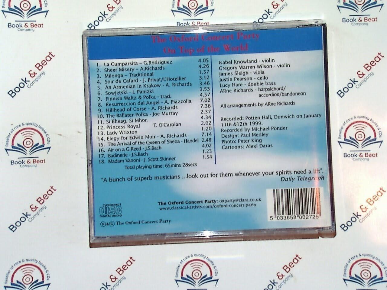 The Oxford Concert Party - On Top Of The World CD Mint