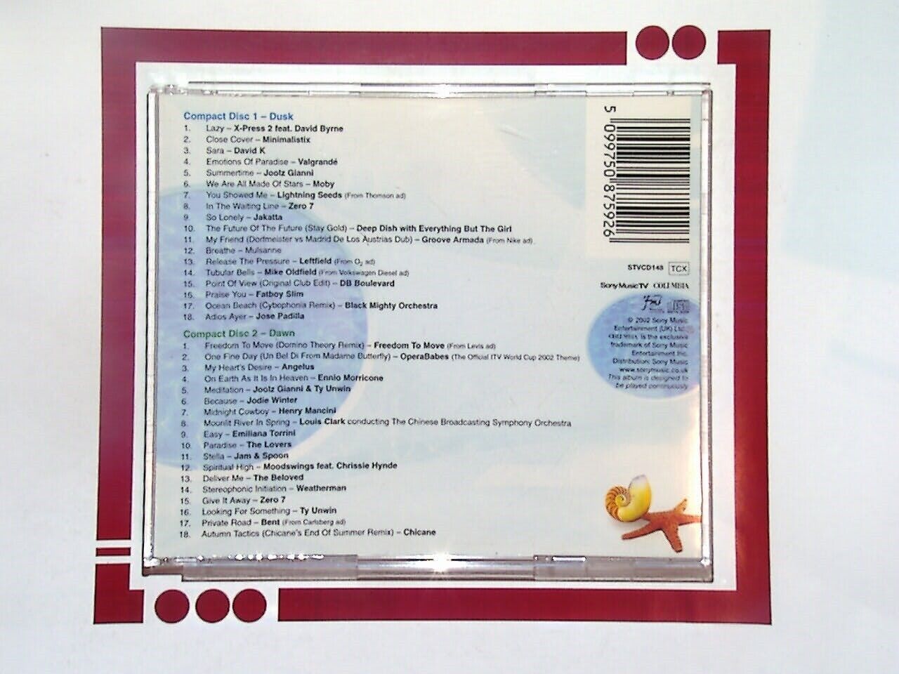 Various The New Classic Chillout Album - From Dusk Till Dawn  2CD VGC
