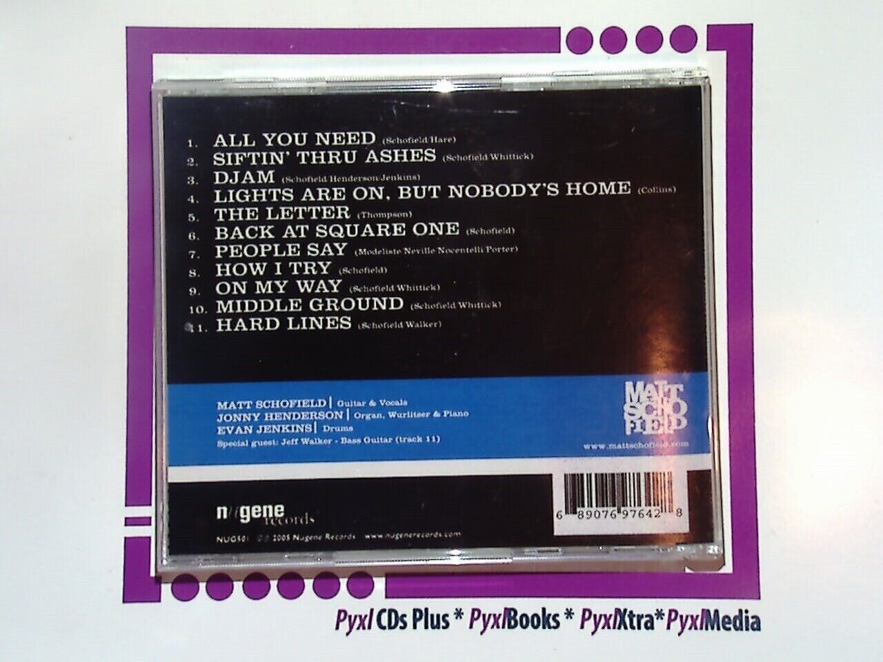 Bookandbeat.com, Matt Schofield Trio, Siftin' Thru Ashes, CD, Blues Music, Guitarist, Jazz Blues, Contemporary Blues, Collectible, Music Album, British Blues, Blues Rock, Instrumental, Trio Band, Electric Blues, Soulful Music,