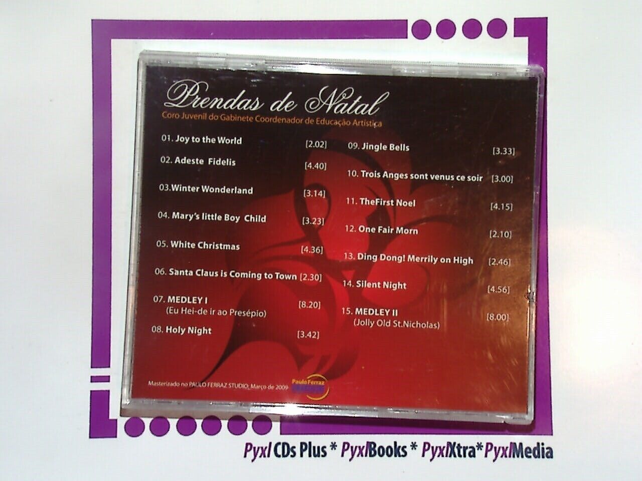 Bookandbeat.com, Prendas De Natal, Coro Juvenil Do Gabinete Coordenador de Educacao Artiti, CD, Christmas Music, Choral Music, Youth Choir, Holiday Songs, Traditional Christmas, Portuguese Choir, Festive Music, Seasonal Songs, Cultural Heritage, Collectible, Choral Harmonies, Christmas Carols, Music Album,