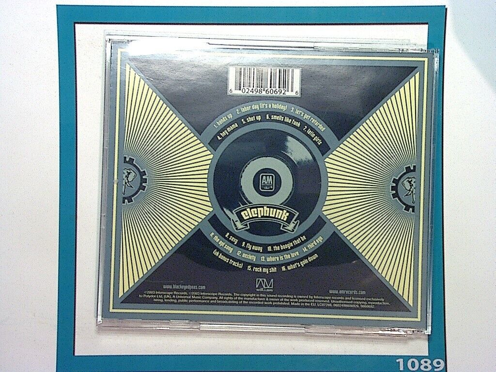 The Black Eyed Peas, Elephunk, Explicit Lyrics, Hip Hop, R&B, Nr Mint Condition, 2000s Music, Popular Album, Collectible CD, Boom Boom Pow, Where is the Love, Bookandbeat