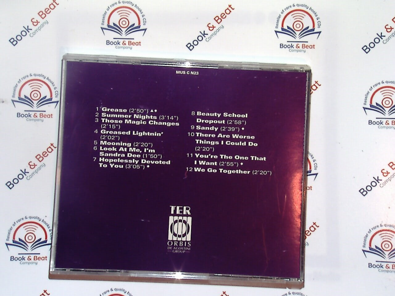 The Musicals Collection, Grease, CD, Musical Soundtrack, Classic Musicals, Theatre Music, Broadway, Family Entertainment, 1970s Musicals, Collectible CD, Show Tunes, Songs from Grease, Bookandbeat, Timeless Classics, High School Musical