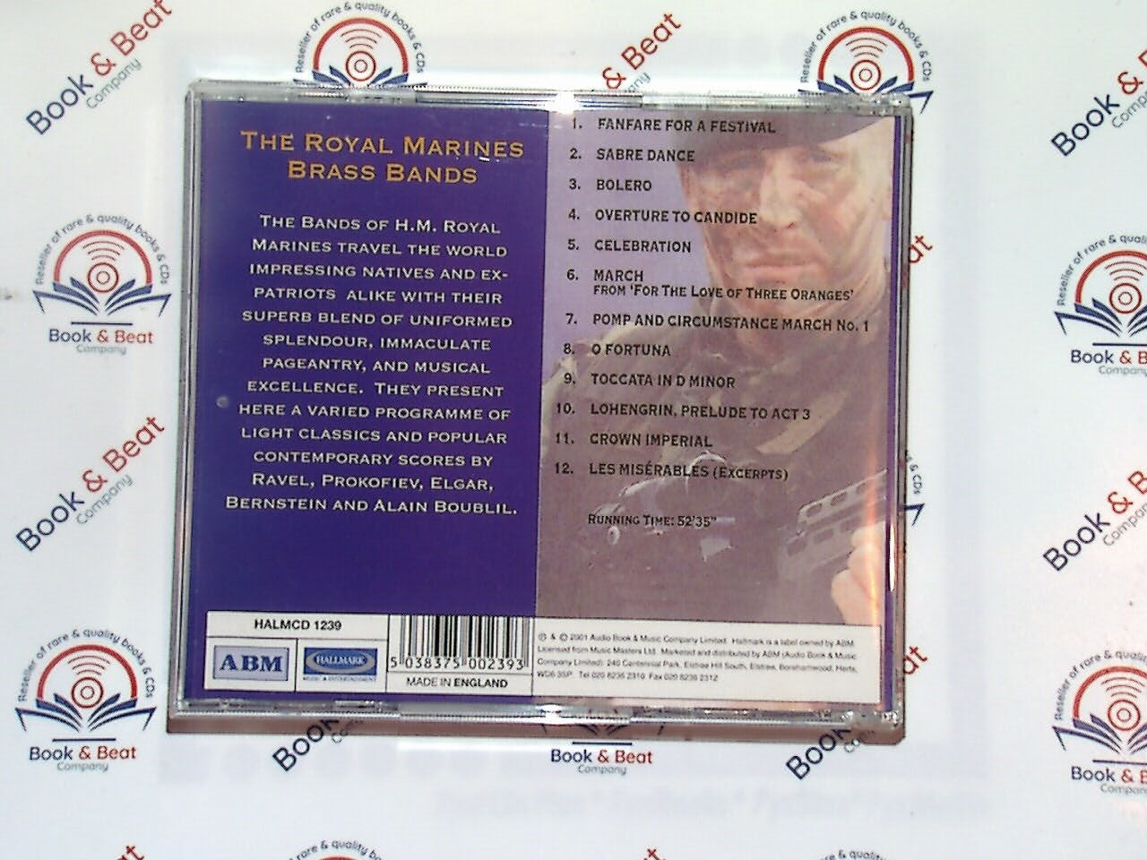 The Royal Marines Brass Bands, Classic Performances, CD, Military Music, Brass Band, Collectible CD, Bookandbeat, Mint Condition, Live Performance, Traditional Music, Concert Band, Marching Band, Instrumental, Brass Ensemble, Music Collectors, Military Heritage