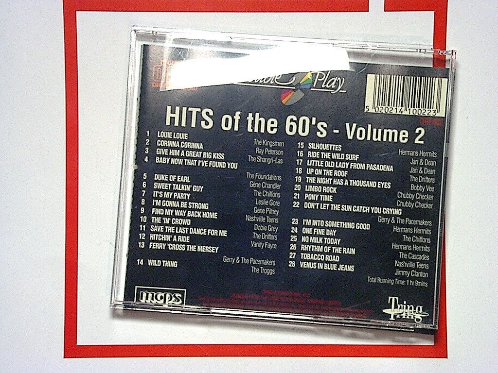 Bookandbeat.com, Various Artists, Hits of the 60's, Volume 2, 60s Music, Classic Hits, Oldies, Pop, Rock, 1960s, Compilation, Retro Music, Vintage