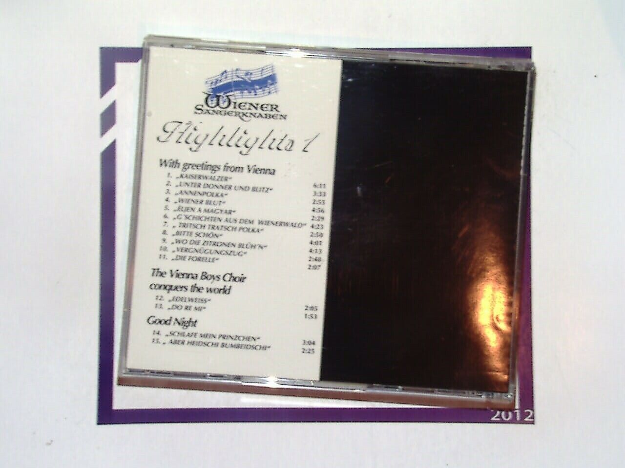 Wiener Sängerknaben, Vienna Boys' Choir, Ein Grup aus Wien, Highlights 1, Special Edition, CD, Mint, Classical Music, Choral Music, Boys' Choir, Austrian Choir, Collectible, New Condition, Vocal Ensemble, Rare