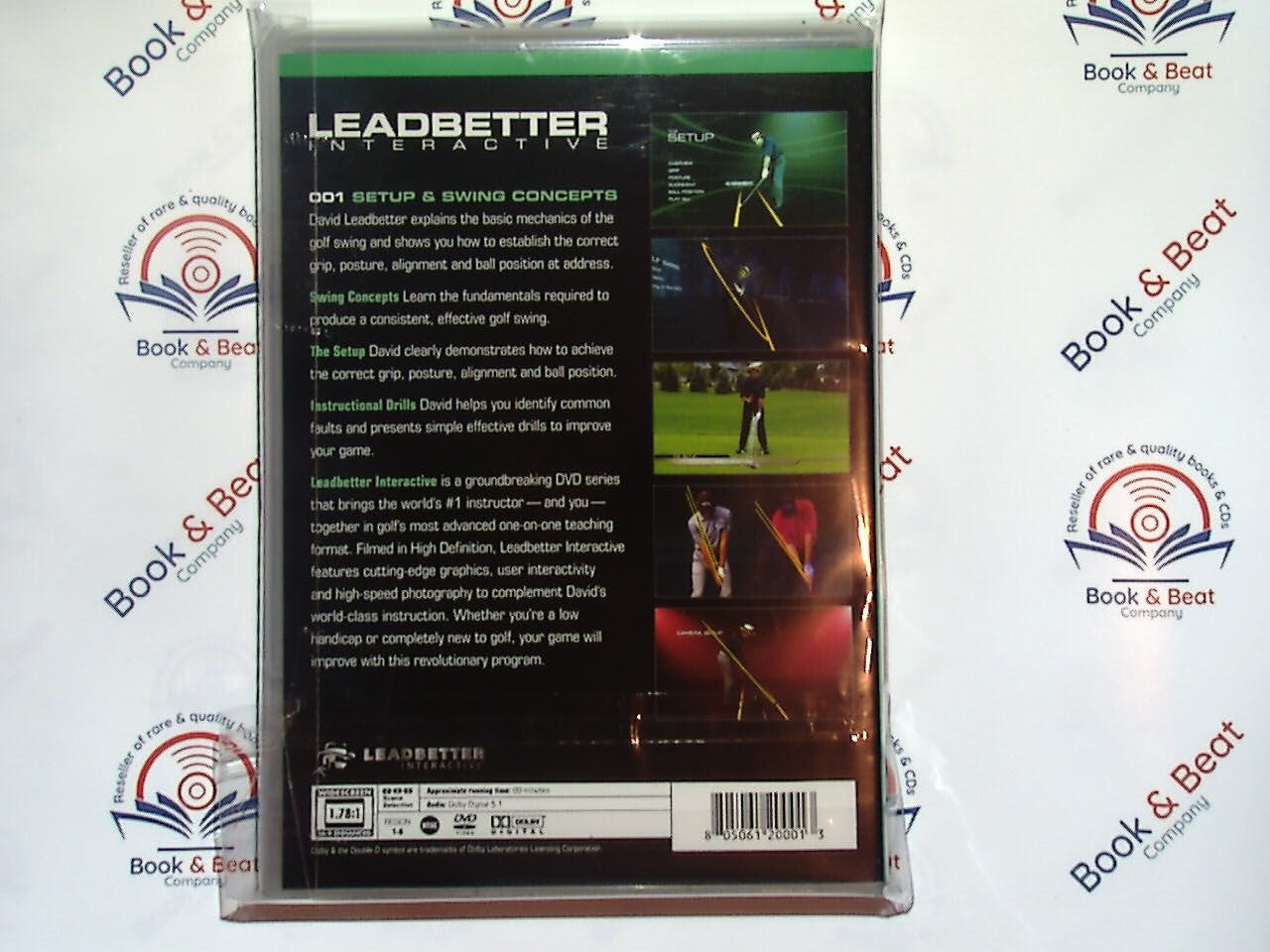 bookandbeat.com, DVD, Golf Essentials, David Leadbetter, interactive, golf instruction, skill development, swing techniques, putting tips, short game, course management, golf drills, beginner-friendly, advanced strategies, mental game, fitness for golfers, golf etiquette, training aids, instructional video, game improvement, golf fundamentals, sports education.