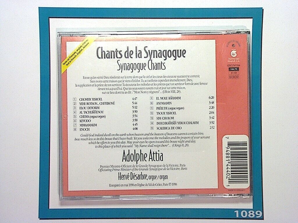 bookandbeat.com, Adolphe Attia, synagogue chants, Jewish music, sacred music, religious songs, traditional worship, Hebrew chants, spiritual music, liturgical songs, cultural heritage, choral music, Jewish traditions, vocal performance, heritage music, worship album, synagogue melodies, prayer music, devotional tunes, bookandbeat.com music.