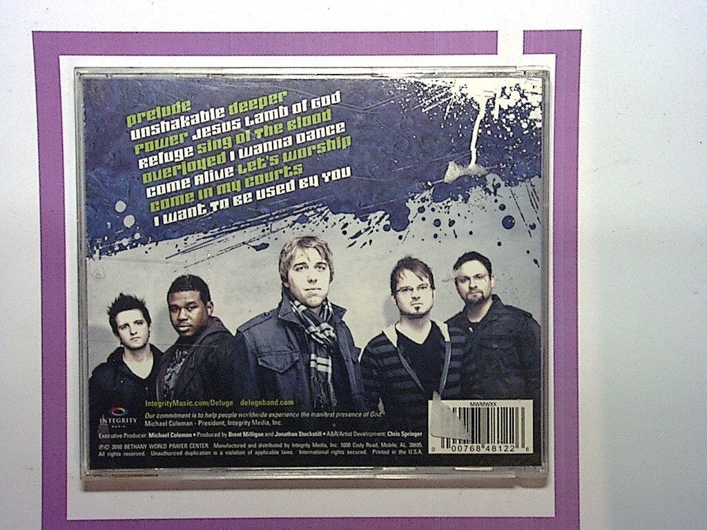 Deluge, Unshakeable, CD, Mint condition, Christian rock, Worship music, Contemporary, Gospel, Praise, bookandbeat.com,