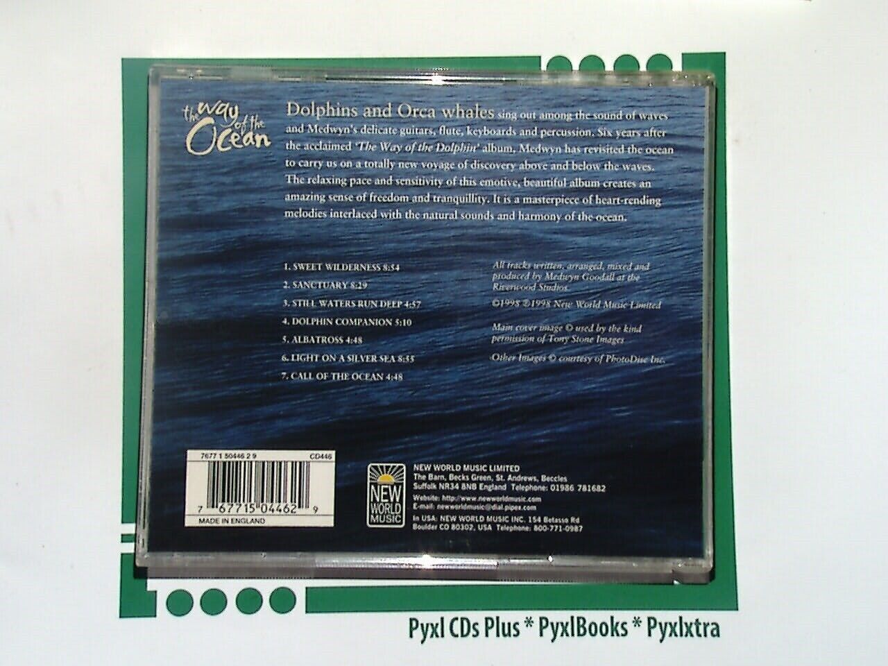 bookandbeat.com, CD, Medwyn Goodall, The Way of the Ocean, new age music, instrumental, relaxing melodies, ambient music, nature-inspired, meditation music, soothing sounds, atmospheric music, spiritual journey, tranquil vibes, healing music, oceanic themes, bookandbeat.com,new CDs, used CDs, new books, used books, online music store, online bookstore, rare CDs, rare books, affordable books, affordable CDs, book lovers, music enthusiasts, collectible CDs, vintage books,DVD,