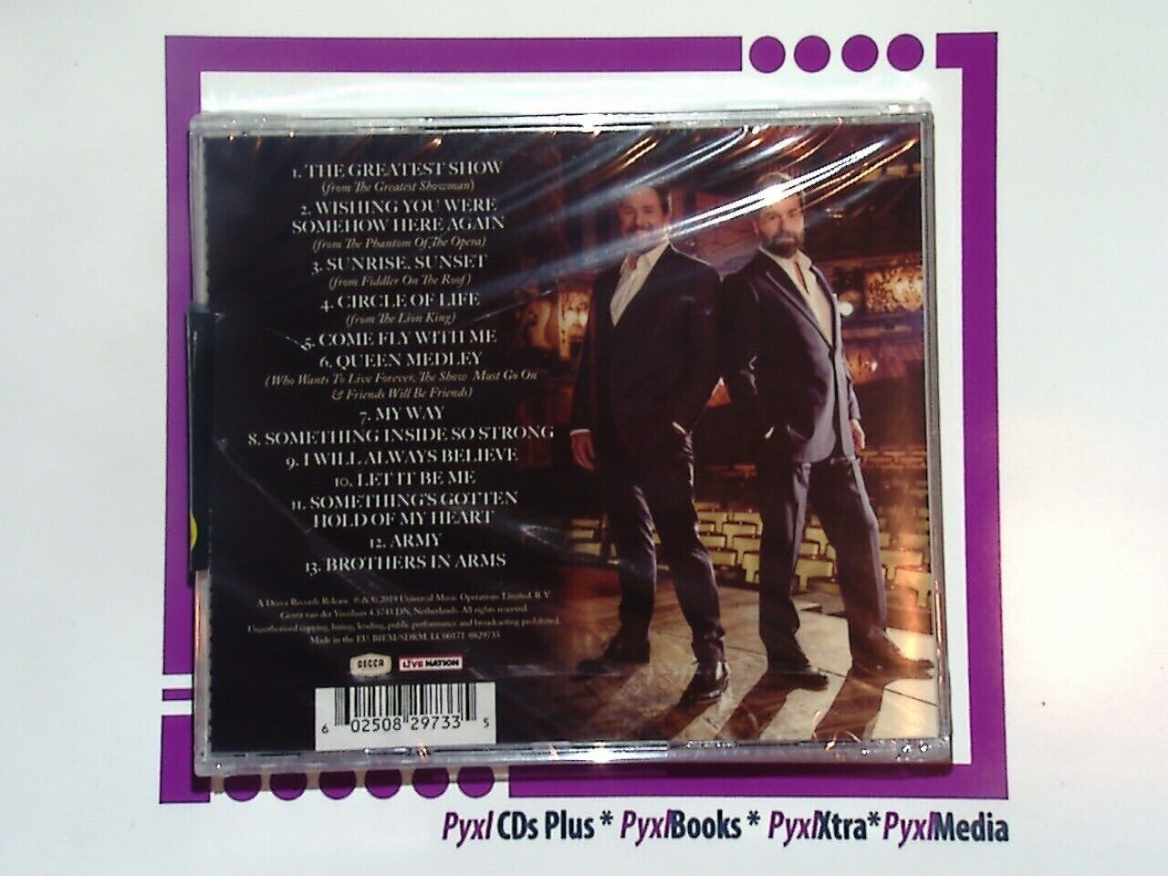 Michael Ball, Alfie Boe, Back Together, Classical Crossover, Vocal Duets, Musical Theatre, Opera Pop, Timeless Classics, Iconic Voices, 2020s Music, Legendary Performers, VGC CD, Nostalgic Music, Collector's Item, Bookandbeat.com,new CDs, used CDs, new books, used books, online music store, online bookstore, rare CDs, rare books, affordable books, affordable CDs, book lovers, music enthusiasts, collectible CDs, vintage books,DVD,