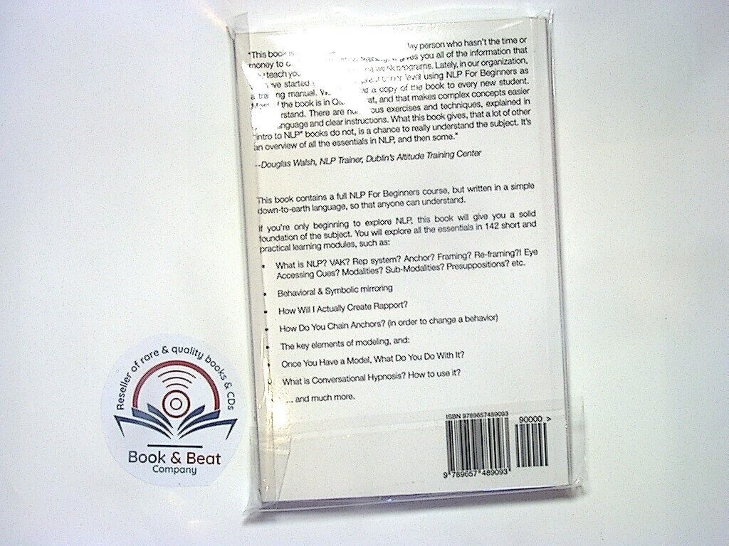 Shlomo Vaknin, Essentials of NLP, Neuro-linguistic programming, NLP, Self-help, Personal development, Psychology, Mindset, Communication skills, Coaching, Behavioral change, 150 Questions & Answers, CD, NLP techniques, Self-improvement, Cognitive psychology, bookandbeat.com, Mental health, Self-coaching, Therapy, Motivational,