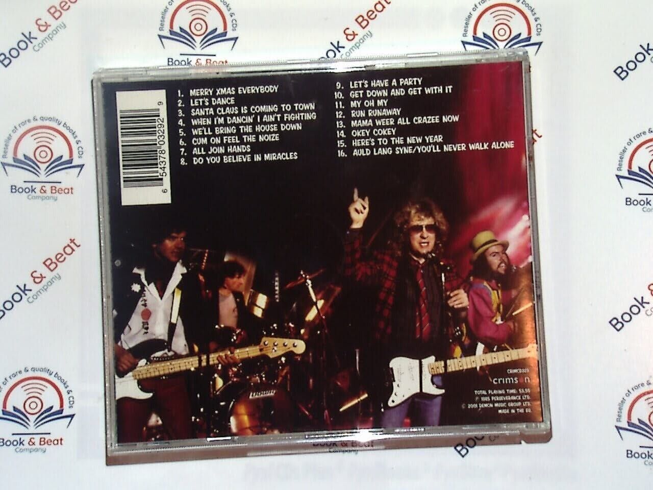 bookandbeat.com, CD, Slade - Slade's Crazee Christmas, rock Christmas album, Slade band, festive holiday hits, glam rock style, classic Christmas rock anthems, high-energy tracks, sing-along holiday songs, popular seasonal favorites, British rock band, lively and fun Christmas spirit, retro holiday music