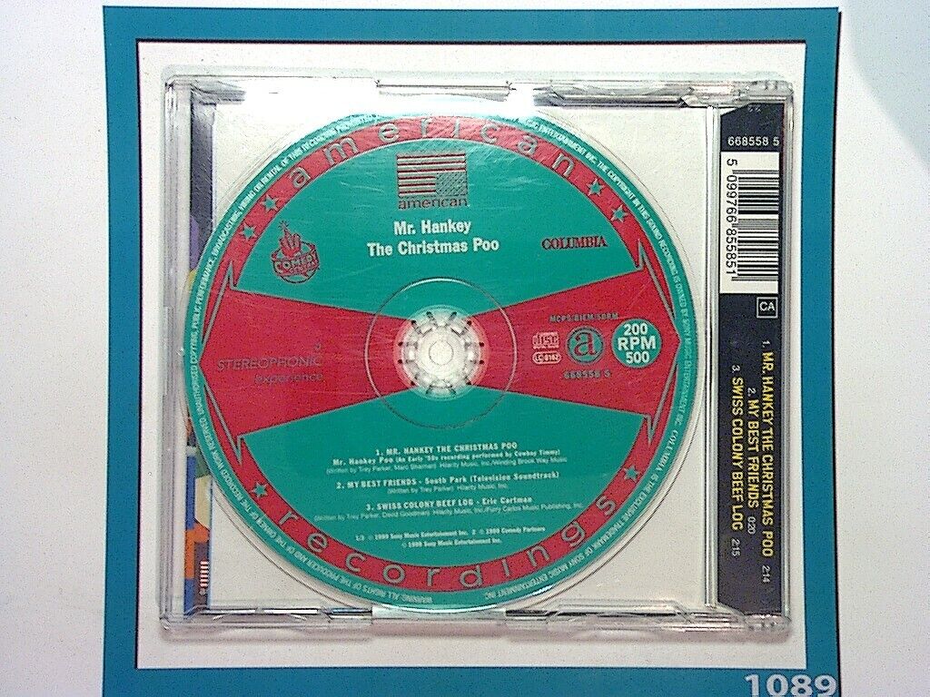 South Park, Mr. Hankey, Christmas Poo, Comedy music, Satirical, CD2, Holiday songs, TV soundtrack, Animated series, Parody, Adult humor, Christmas comedy, Cartman, Comedy album, 1990s, Bookandbeat.com, Irreverent, Pop culture, Christmas special, Funny songs, South Park fans, Holiday humor,