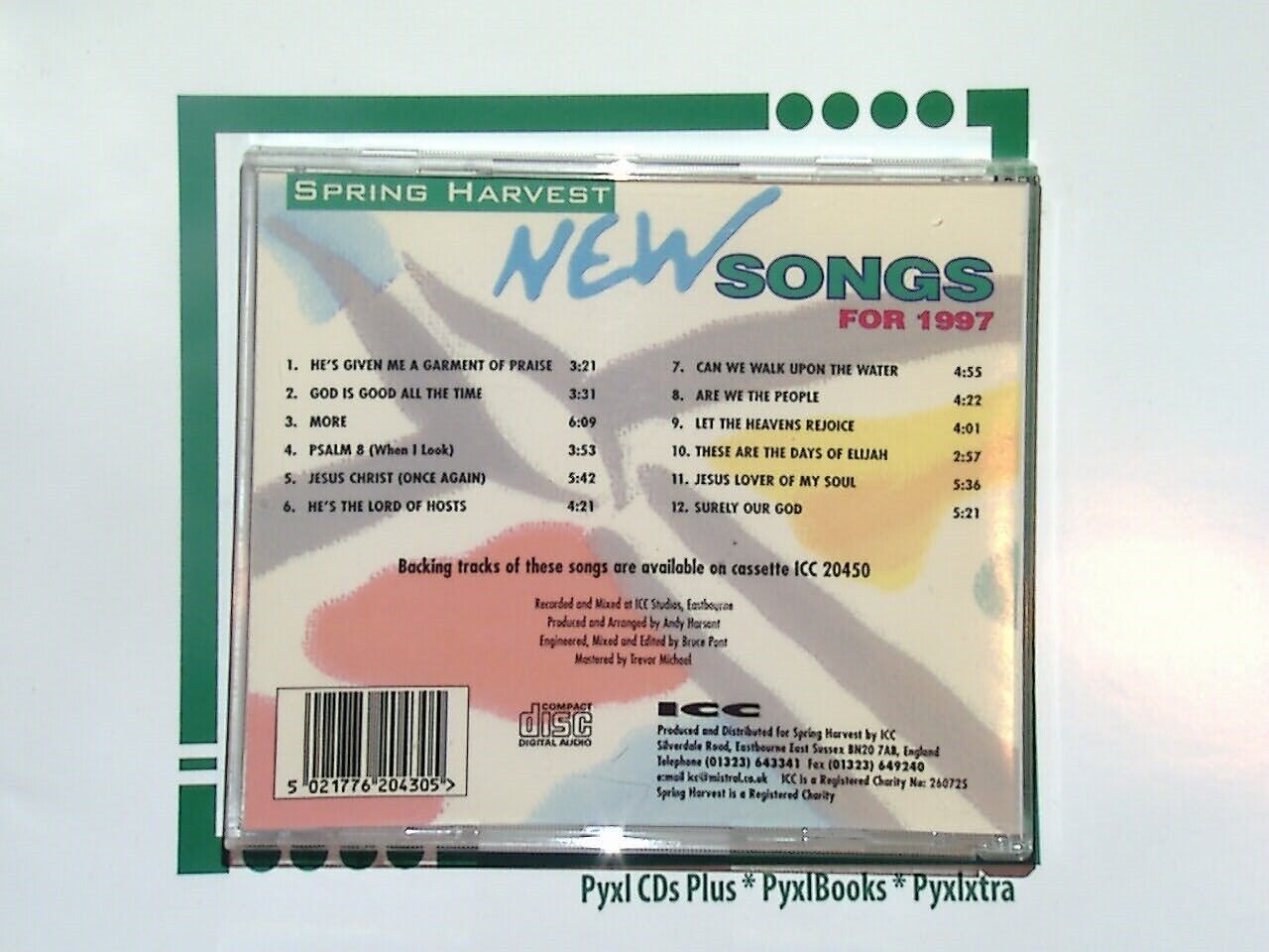 Spring Harvest, New Songs for 1997, Christian Music, Worship Songs, Contemporary Worship, Inspirational Music, Faith-Based Music, Praise and Worship, 1990s Music, Spiritual Songs, Religious Compilation, VGC CD, Gospel Favorites, Collector's Item, Bookandbeat.com,new CDs, used CDs, new books, used books, online music store, online bookstore, rare CDs, rare books, affordable books, affordable CDs, book lovers, music enthusiasts, collectible CDs, vintage books,DVD,