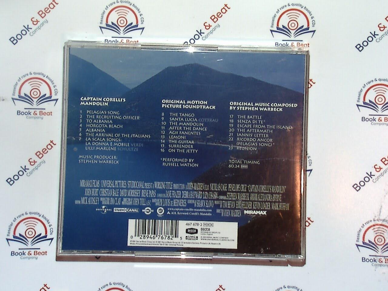 bookandbeat.com, Stephen Warbeck, Captain Corelli's Mandolin, movie soundtrack, instrumental music, orchestral music, film score, romantic themes, dramatic music, acoustic compositions, Mediterranean influences, evocative melodies, cinematic music, mandolin music, string instruments, world music, award-winning score, relaxing music, iconic soundtrack, cultural music, music for film lovers, Stephen Warbeck compositions, timeless music, mood music.