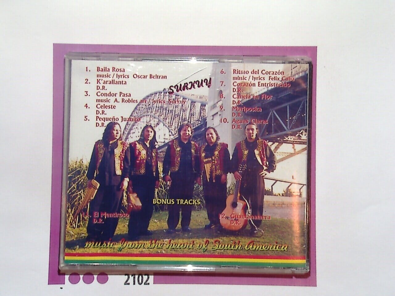 Surkuy, Ritmo Del Corazon, CD, Bookandbeat.com, Latin music, World music, Andean music, Percussion, Traditional rhythms, Indigenous sounds, South American music, Latin fusion, Folklore, Cultural heritage, World beats, Dance music, Panpipes, Rhythmic energy, Ethnic music, Tribal beats, Cultural fusion, Latin American folklore, World fusion,