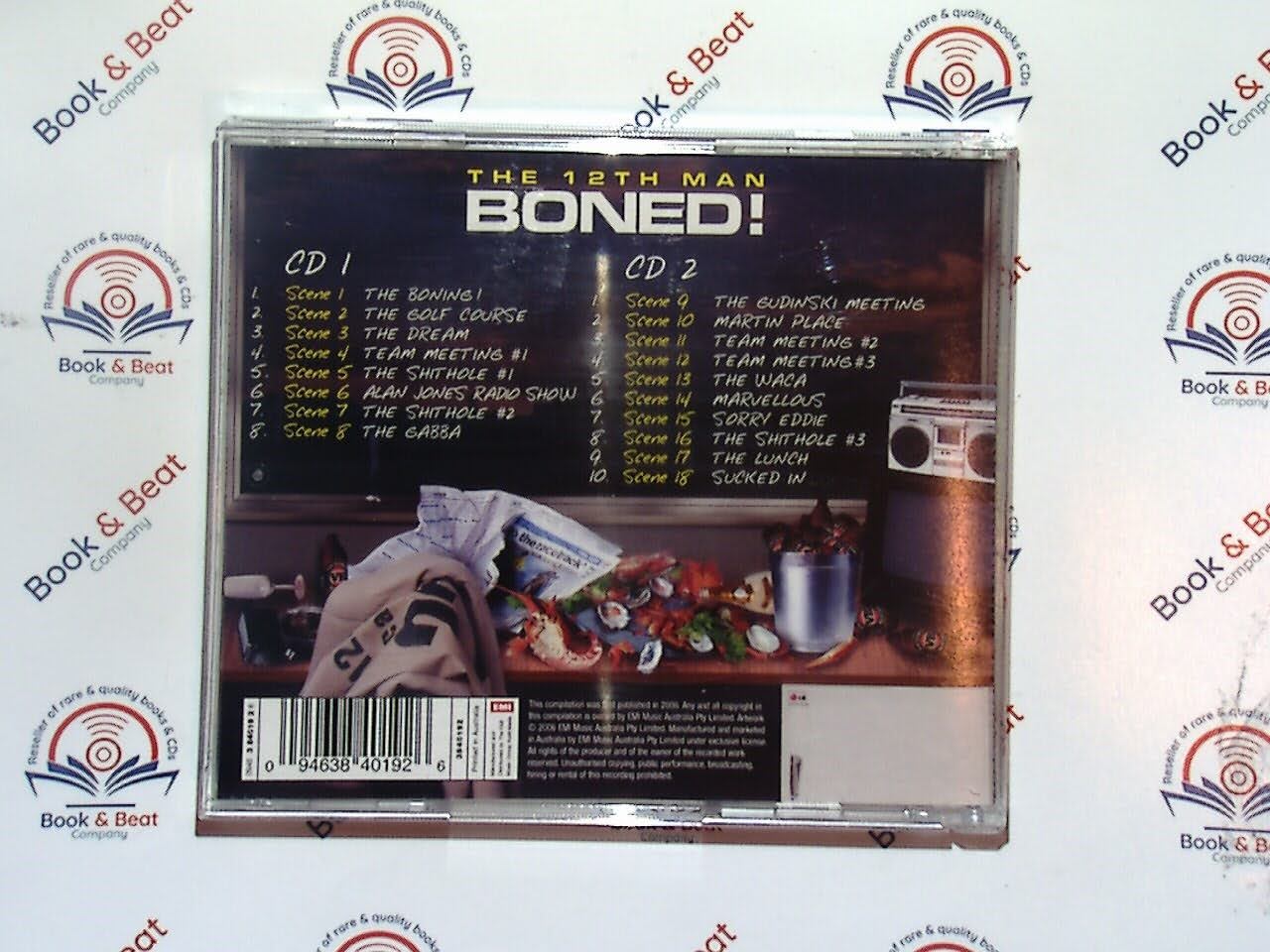 bookandbeat.com, CD, 12th Man, This Is Your Life, Bill Lawry, comedy album, cricket commentary parody, Australian humor, sports satire, impersonations, classic comedy, iconic cricket moments, radio broadcast style, sports entertainment, cult classic, boned!,new CDs, used CDs, new books, used books, online music store, online bookstore, rare CDs, rare books, affordable books, affordable CDs, book lovers, music enthusiasts, collectible CDs, vintage books,DVD,