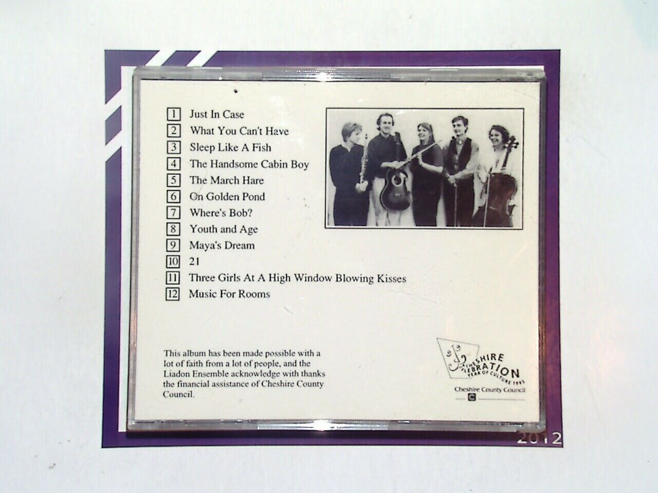 Bookandbeat.com, The Liadon Ensemble, Music For Rooms, CD, Instrumental Music, Ambient Music, Chamber Music, Contemporary Classical, Relaxation Music, Minimalist Music, Background Music, Rare CD, Mint Condition, Music Collectors, Soothing Sounds, Peaceful Atmosphere,