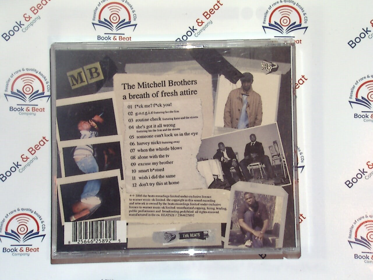 The Mitchell Brothers, A Breath of Fresh Attire, electronic music, garage, grime, club music, 2005 release, music album, collaboration, Leo The Lion, Kano, bookandbeat.com,