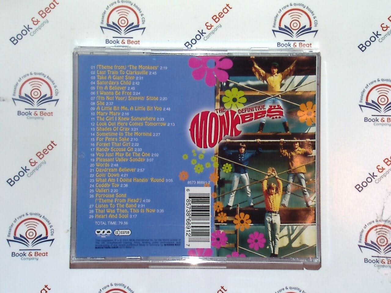 The Monkees, The Definitive Monkees, The Monkees greatest hits, classic rock, 1960s music, pop rock, timeless classics, iconic bands, retro hits, sing-along anthems, legendary pop groups, feel-good music, nostalgic tunes, chart-topping songs, vintage music collection, unforgettable hits, classic pop, upbeat melodies, music legends, bookandbeat.com,