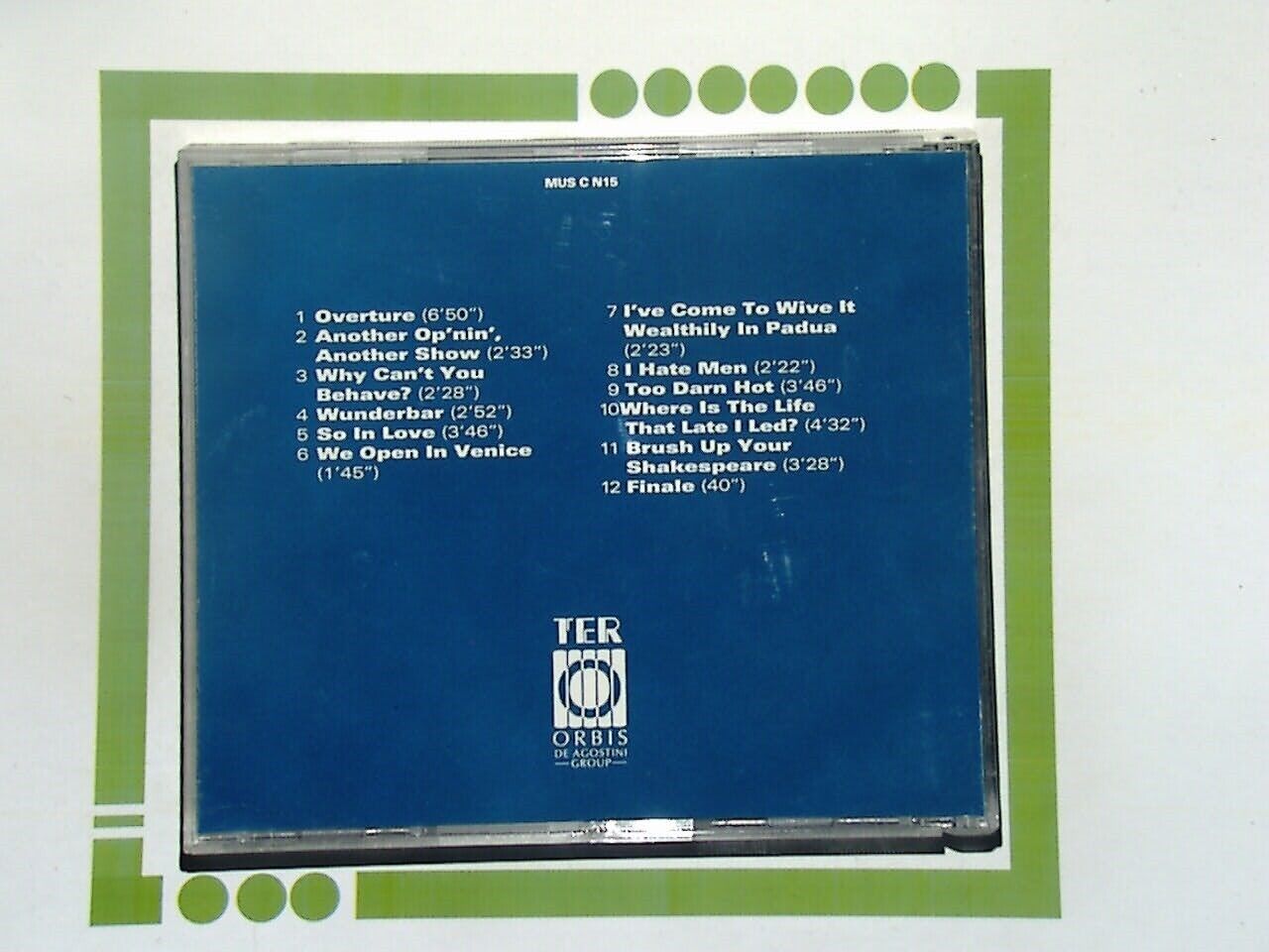 The Musicals Collection, Kiss Me Kate, Musical Theater, Broadway Classics, Cole Porter, Show Tunes, Timeless Musicals, Stage Performances, Classic Broadway, Theatrical Songs, Vintage Collection, Collector's Item, Iconic Music, VGC CD, Bookandbeat.com,new CDs, used CDs, new books, used books, online music store, online bookstore, rare CDs, rare books, affordable books, affordable CDs, book lovers, music enthusiasts, collectible CDs, vintage books,DVD,
