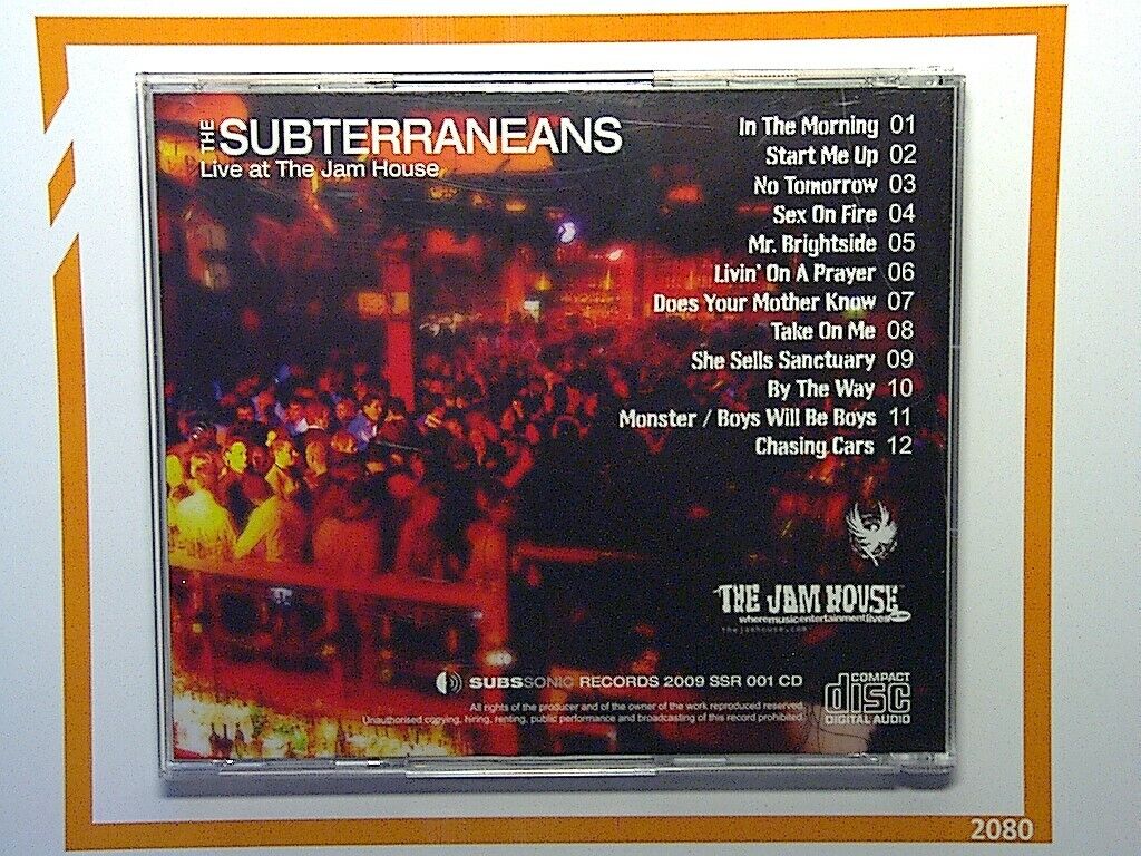 The Subterraneans, Live at the Jam House, Live Album, Rock Band, British Indie, Alternative Rock, Jam House, Live Performance, Guitar-Based Music, Indie Rock, 2000s Music, Concert Recording, Energy, British Rock, Rock Gigs, Melodic Rock, Contemporary Rock, Live Music, Bookandbeat.com,