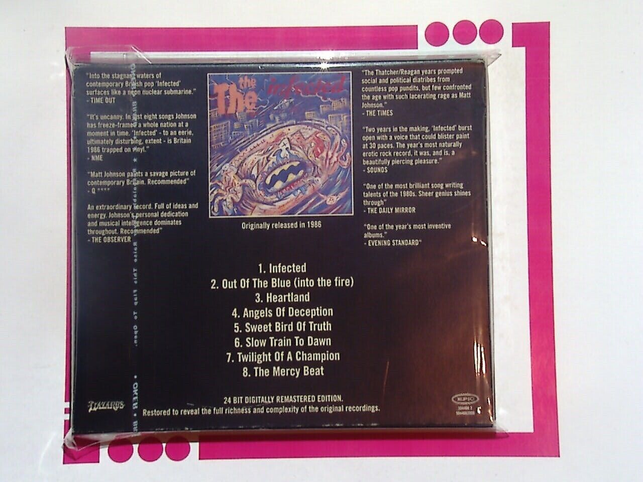 bookandbeat.com, CD, The The, Infected, Remastered Edition, alternative rock, post-punk, new wave, 80s music, synth-driven rock, Matt Johnson, political lyrics, experimental sounds, iconic album, British rock, cult classic, socially conscious music, bookandbeat.com,new CDs, used CDs, new books, used books, online music store, online bookstore, rare CDs, rare books, affordable books, affordable CDs, book lovers, music enthusiasts, collectible CDs, vintage books,DVD,