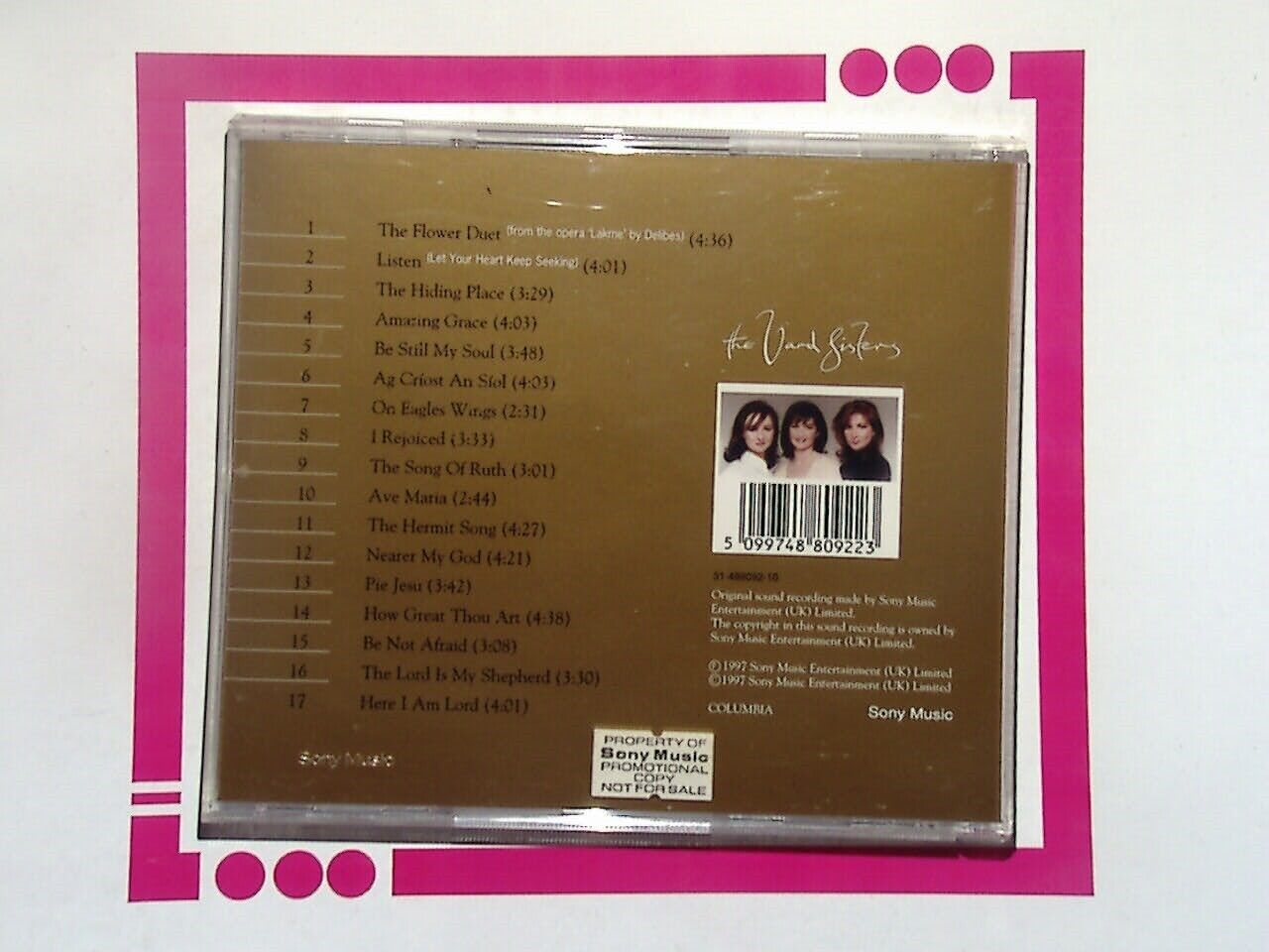 The Vard Sisters, Heavenly, CD, Mint condition, Promo, Bookandbeat.com, Vocal group, Christian music, Inspirational, Harmonies, Contemporary Christian, Uplifting, Beautiful voices, Emotional, Soulful, Worship music, Female vocalists, Melodic, Faith-based, Soothing, Spiritual, Music enthusiasts,