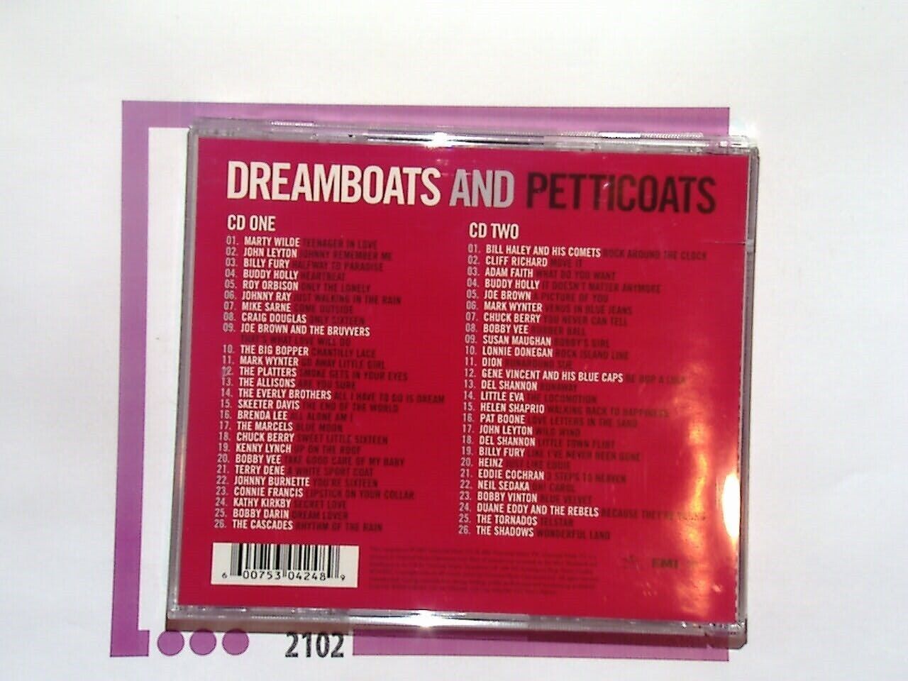 bookandbeat.com, CD, Various Artists, Dreamboats & Petticoats, 50s music, 60s music, rock 'n' roll, golden oldies, jukebox hits, love songs, nostalgia, compilation, classic hits, youth culture, dance tunes, retro vibes, romance, timeless melodies, chart-toppers, feel-good music, iconic tracks, British rock