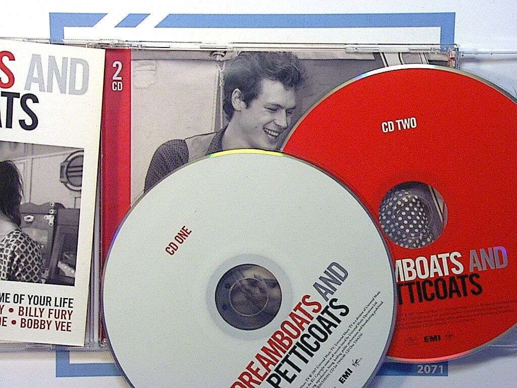 bookandbeat.com, CD, Various Artists, Dreamboats & Petticoats, 50s music, 60s music, rock 'n' roll, golden oldies, jukebox hits, love songs, nostalgia, compilation, classic hits, youth culture, dance tunes, retro vibes, romance, timeless melodies, chart-toppers, feel-good music, iconic tracks, British rock