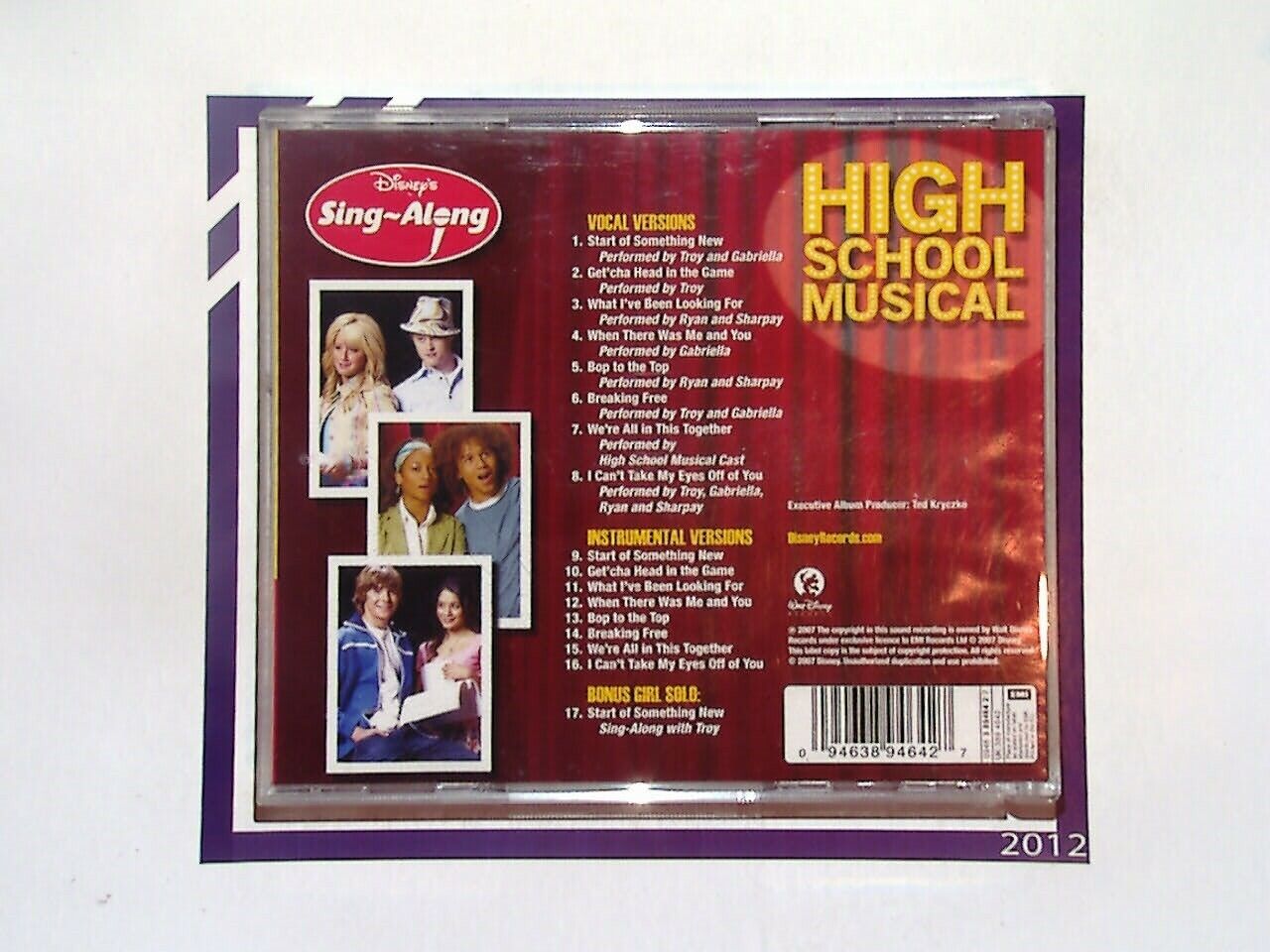 Various, High School Musical, Sing-A-Long, soundtrack, Disney, pop hits, sing-along, musical, teen movie, catchy tunes, dance numbers, Disney Channel, family-friendly, soundtrack collection, musical numbers, iconic songs, movie songs, bookandbeat.com,new CDs, used CDs, new books, used books, online music store, online bookstore, rare CDs, rare books, affordable books, affordable CDs, book lovers, music enthusiasts, collectible CDs, vintage books,DVD,