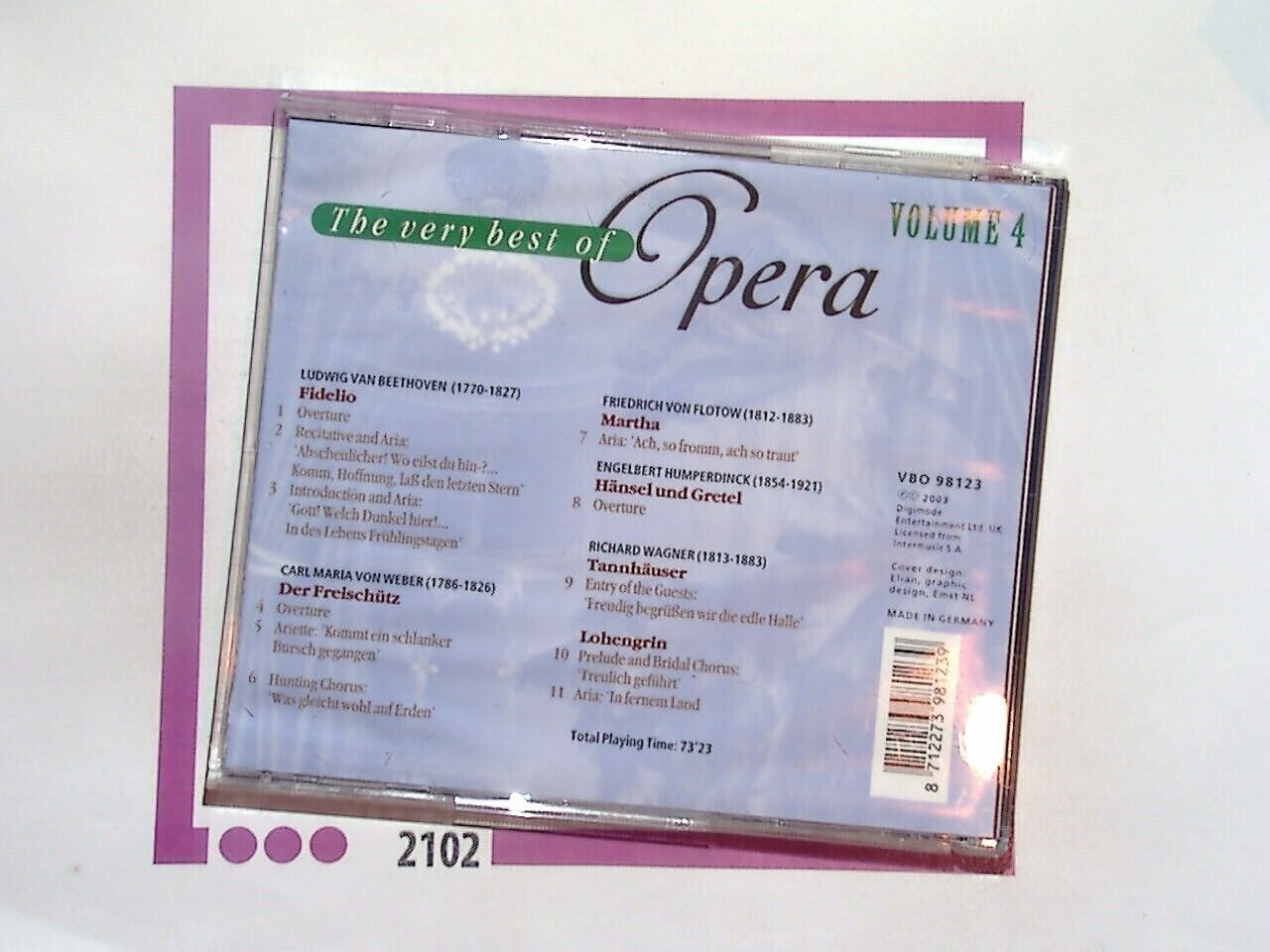 bookandbeat.com, CD, opera classics, Various artists, The Very Best of Opera, opera highlights, classical vocals, famous arias, orchestral opera, soprano and tenor, grand opera, classical music collection, opera anthology, timeless opera, vocal masterpiece,new CDs, used CDs, new books, used books, online music store, online bookstore, rare CDs, rare books, affordable books, affordable CDs, book lovers, music enthusiasts, collectible CDs, vintage books,DVD,