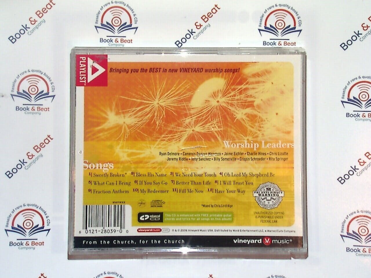 bookandbeat.com, CD, Vineyard Music, Sweetly Broken, enhanced CD, Christian worship, contemporary worship, praise and worship, inspirational, spiritual music, Christian rock, devotion, uplifting lyrics, faith-based, heartfelt worship, worship community, impactful worship, modern praise, soulful, passionate worship, Christian music collection.