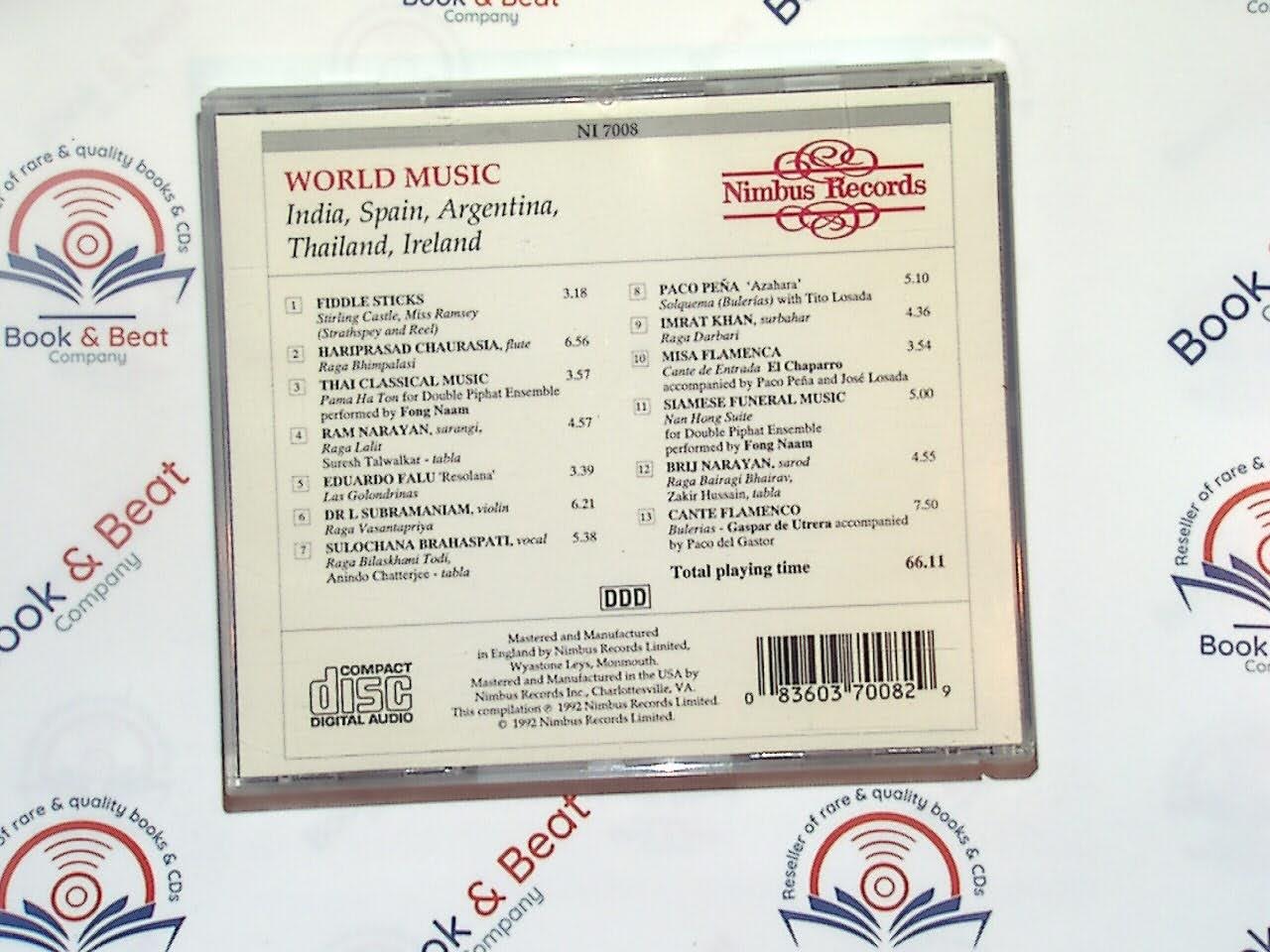 bookandbeat.com, CD, World Music, India, Spain, Argentina, Thailand, Ireland, Nimbus, global sounds, traditional music, cultural fusion, international rhythms, folk music, world beats, ethnic melodies, diverse genres, instrumental, cross-cultural sounds, regional music, traditional instruments, global heritage, cultural immersion, ambient world, travel-inspired, eclectic mix, exotic sounds