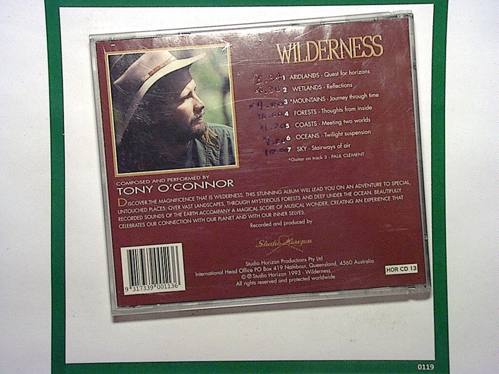 Tony O'Connor - Wilderness (2004) CD Nr Mint