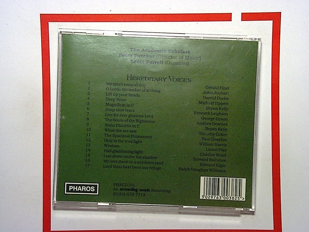 The Academic Scholars	Hereditary Voices CD Mint