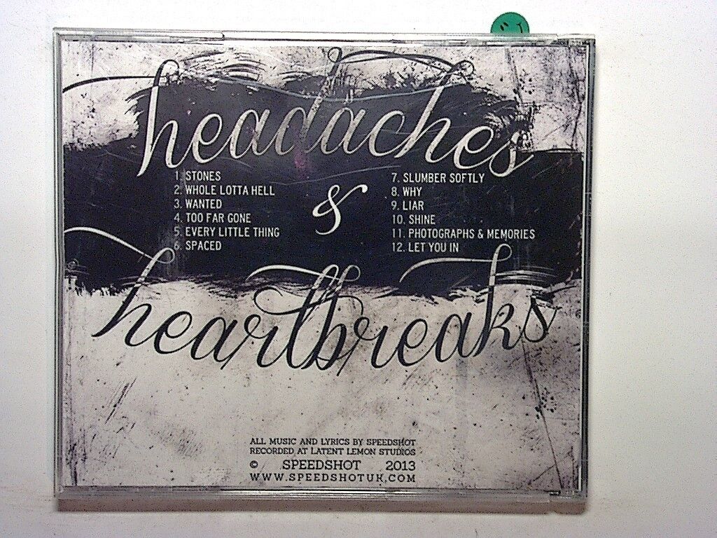 Speedshot -  Headaches & Heartbreaks  CD  Mint