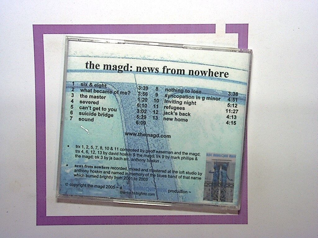 The Magd :	News From Nowhere 2005 CD Mint