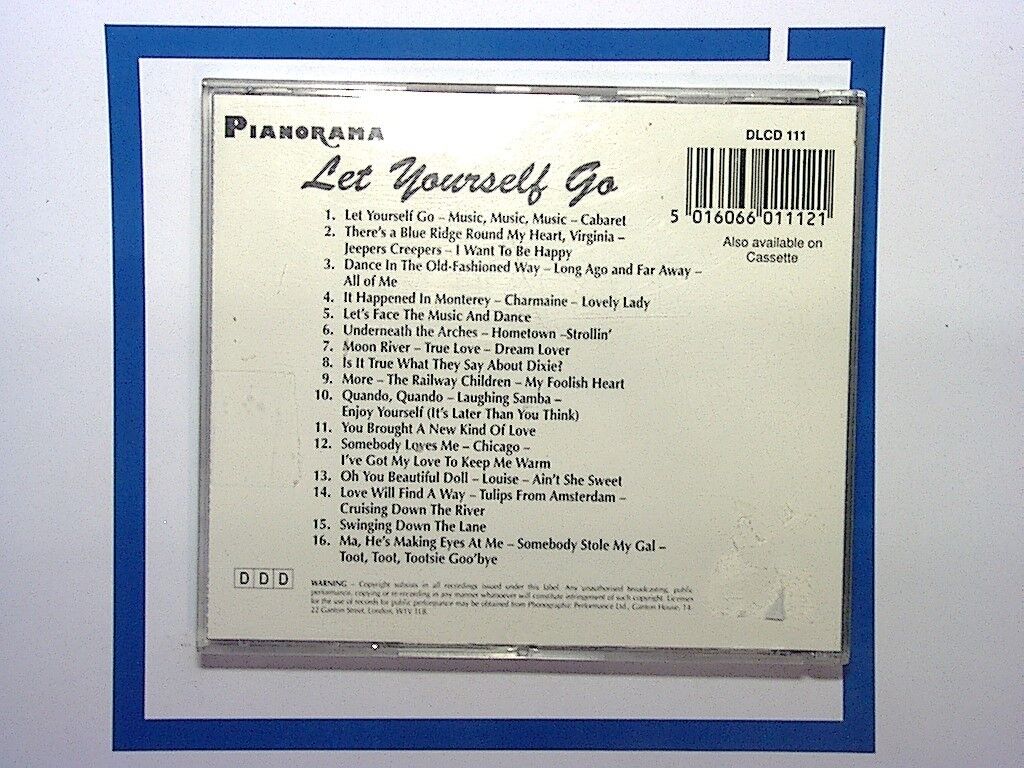 Pianorama - Let Yourself Go (1991) CD Nr Mint